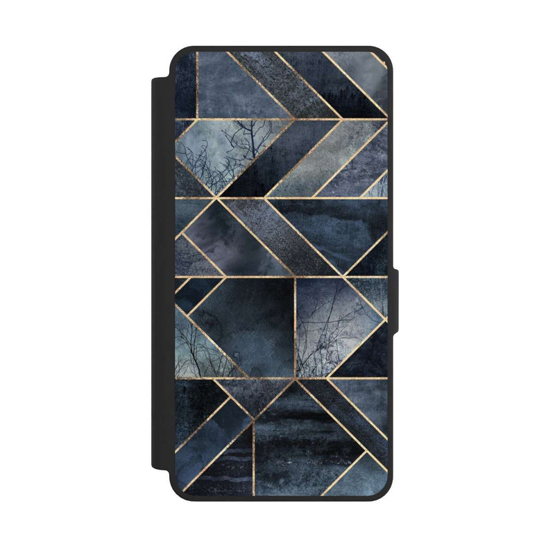Galaxy S26 Ultra NIVOflip Nature Abstraite Bleu Foncé
