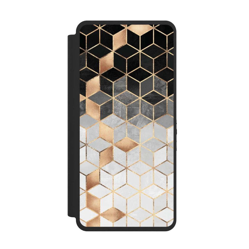 Galaxy S26 Ultra NIVOflip Würfel dunkel und gold