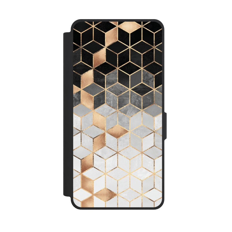 Galaxy S26 Ultra NIVOflip Cubes Sombres & Dorés