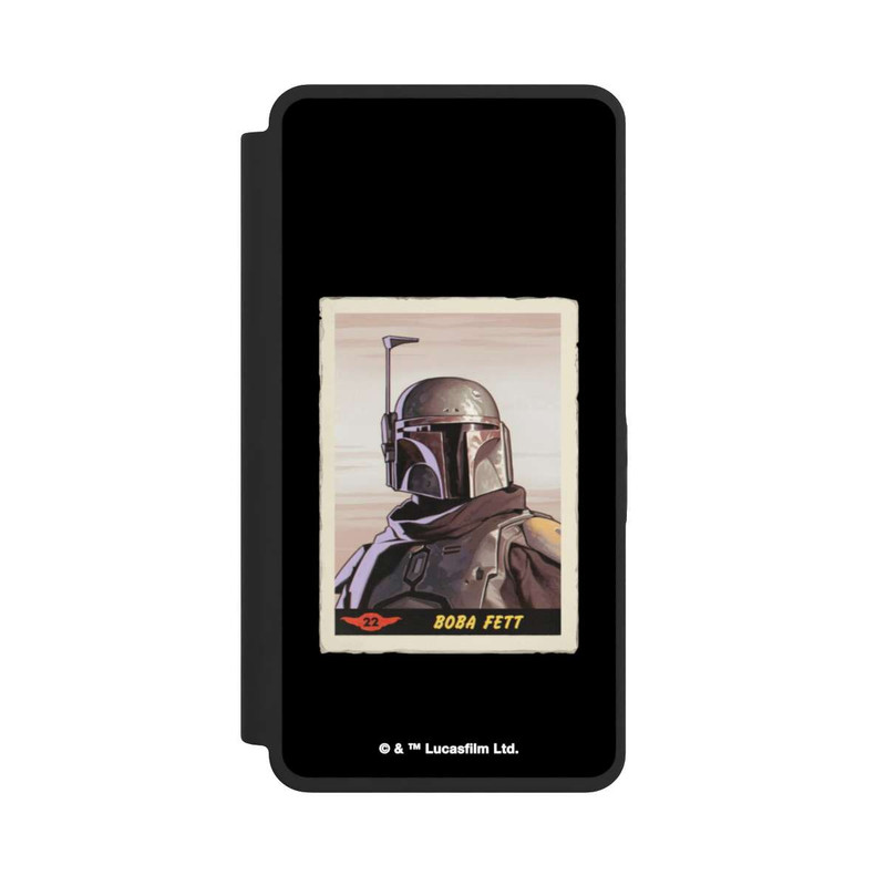 Galaxy S26 Ultra NIVOflip Boba Fett Badges Black Background