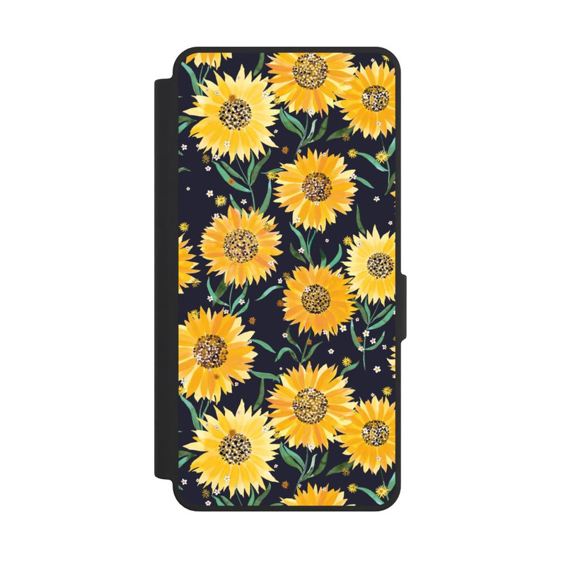 Galaxy S26 Ultra NIVOflip Sonnenblumen schwarz