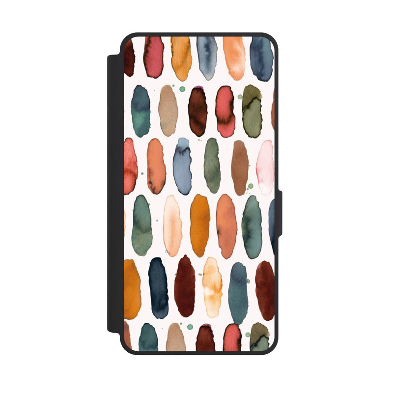 Galaxy S26 Ultra NIVOflip Aquarellstriche aus mineralischem Terrakotta