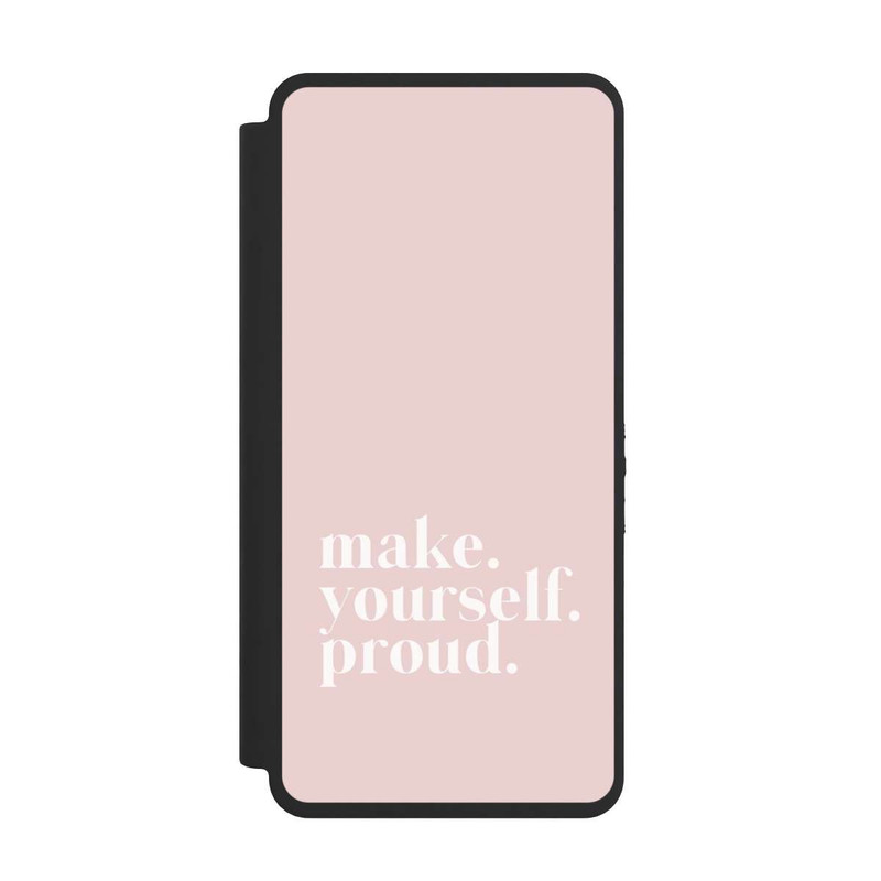 Galaxy S26 Ultra NIVOflip Make Yourself Proud Zitat - Altrosa