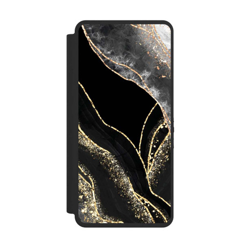 Samsung Galaxy S26 Ultra NIVOflip Dunkler Marmor Gold