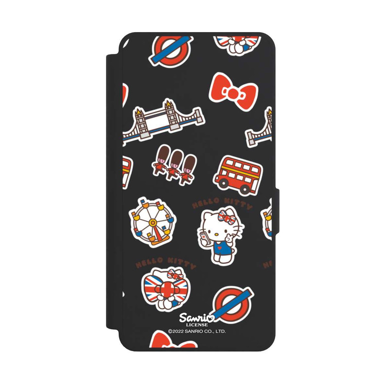 Galaxy S26 Ultra NIVOflip Hello Kitty Londoner Abzeichen Transparent