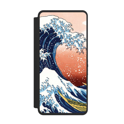 Samsung Galaxy S26 Ultra NIVOflip La Grande Vague de Kanagawa Rouge