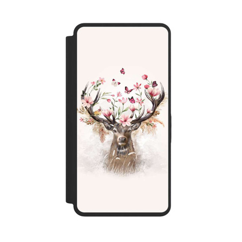 Samsung Galaxy S26 Ultra NIVOflip Deer Flowers Antlers