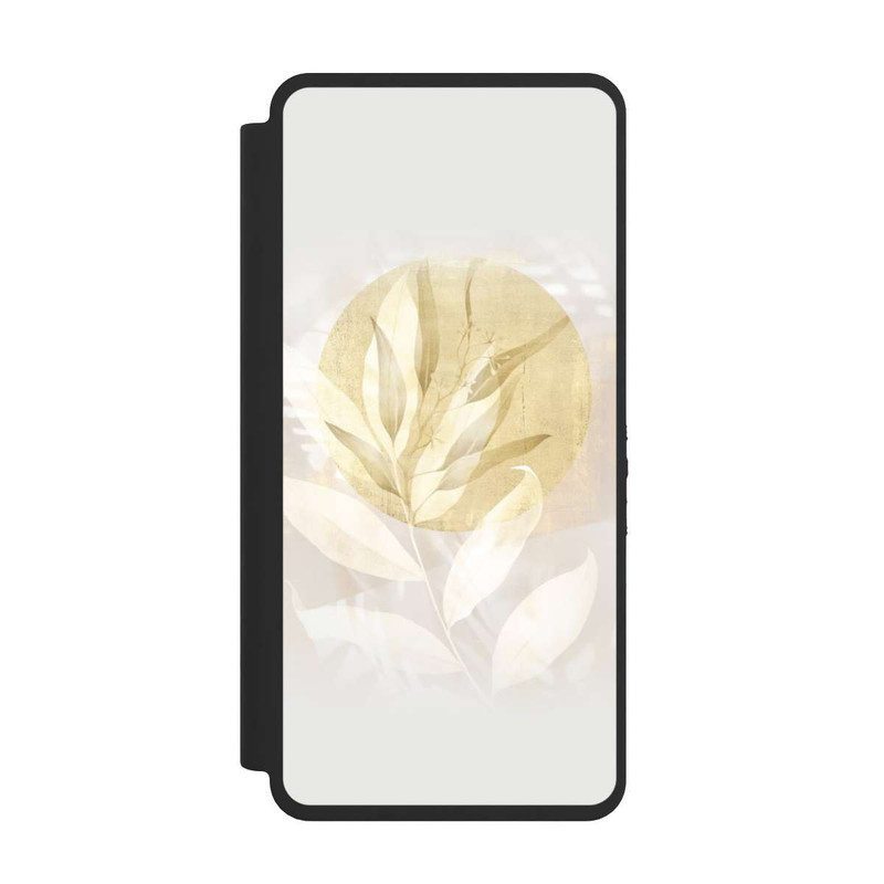 Galaxy S26 Ultra NIVOflip Boho Gold Blumen Kunst