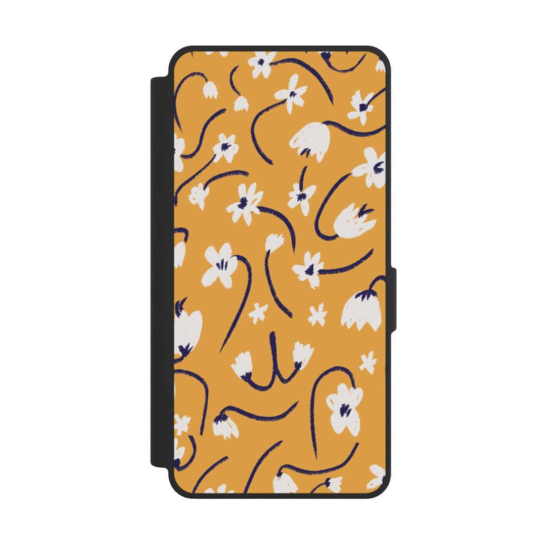 Galaxy S26 Ultra NIVOflip Kleine Blumen Muster Gelb