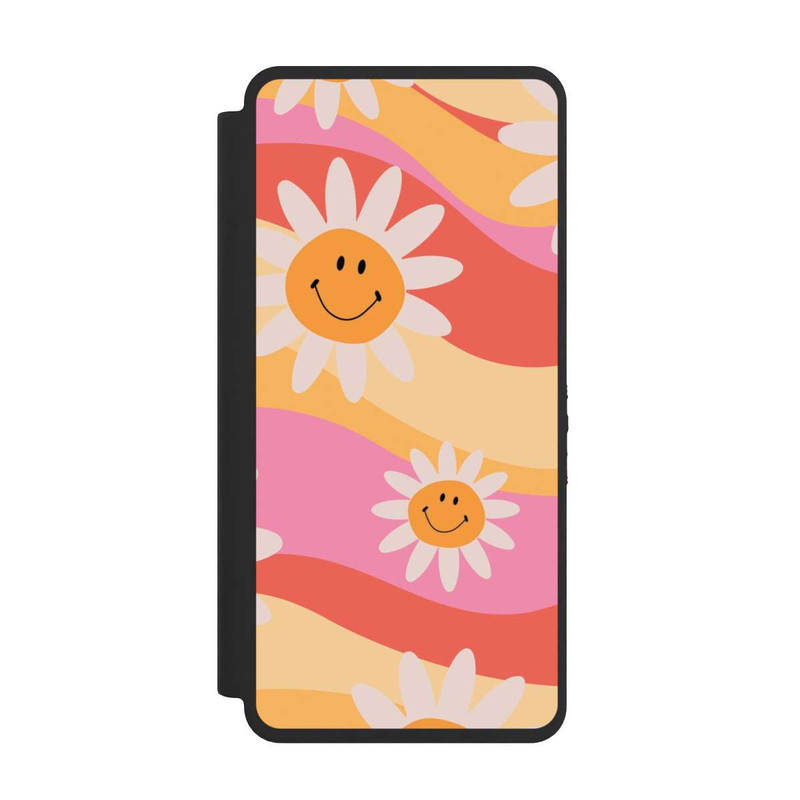 Galaxy S26 Ultra NIVOflip Retro Smiles Orange Colorful
