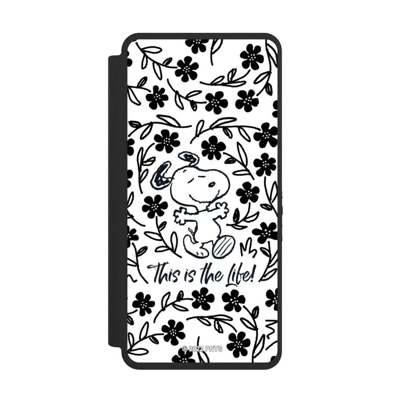 Galaxy S26 Ultra NIVOflip Snoopy schwarz und weiß This Is The Life