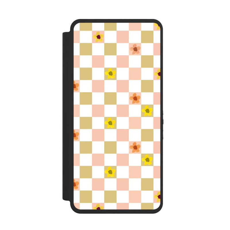 Galaxy S26 Ultra NIVOflip Kariert nostalgische Pastellblumen