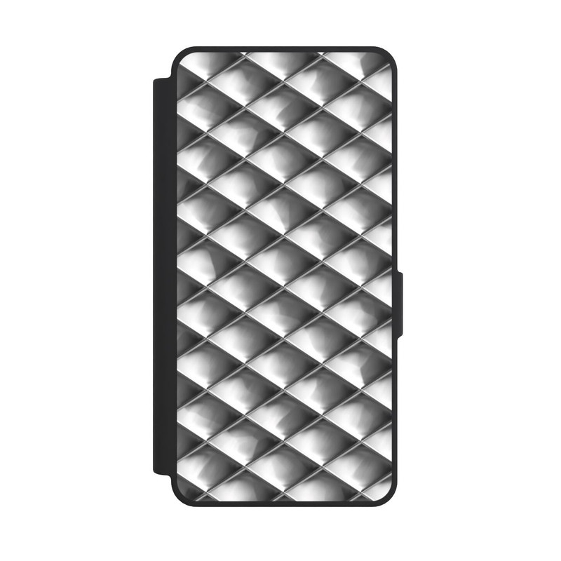 Galaxy S26 Ultra NIVOflip Glamour Silver Squares