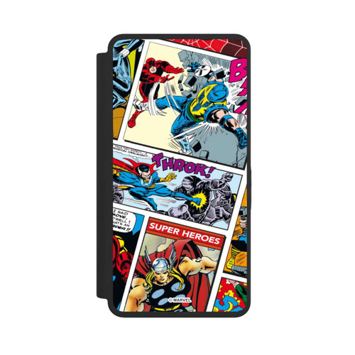 Samsung Galaxy S26 Ultra NIVOflip Marvel Retro Comic Blue