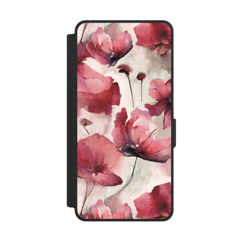 Samsung Galaxy S26 Ultra NIVOflip Wilde Mohnblumen Aquarell mit KI