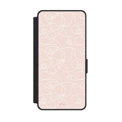 Samsung Galaxy S26 Ultra NIVOflip Micky Line Art Muster Rosa