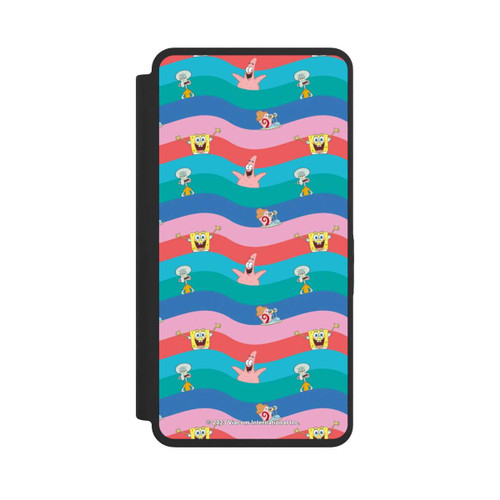 Samsung Galaxy S26 Ultra NIVOflip Spongebob Friends Colorful Waves
