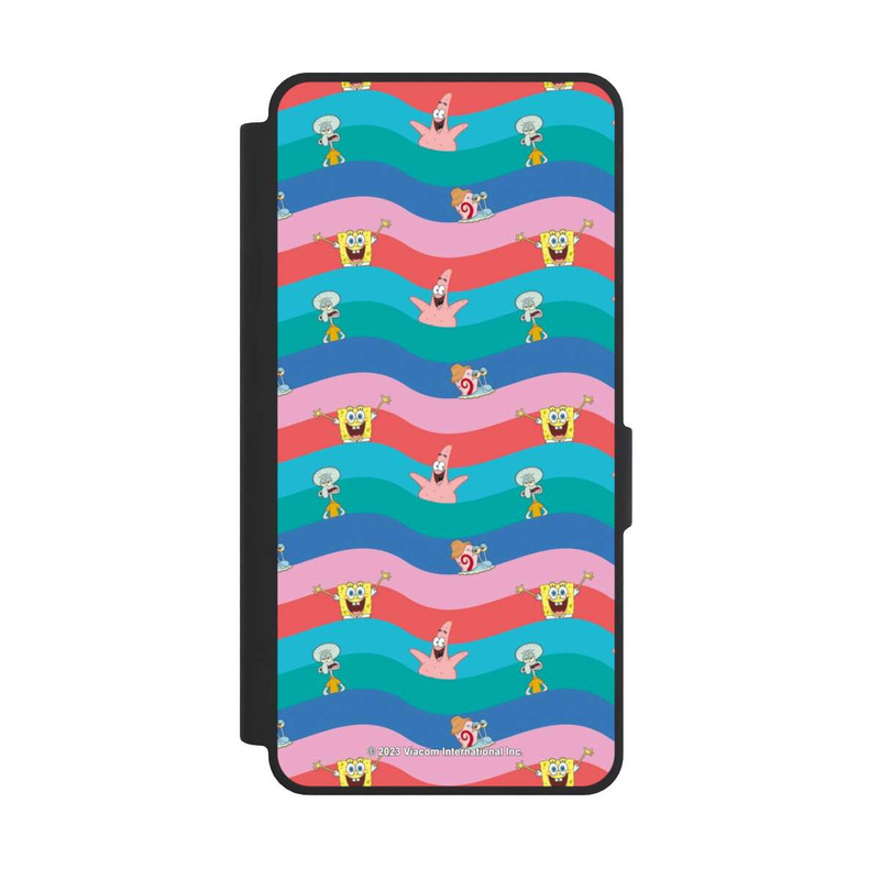Galaxy S26 Ultra NIVOflip Spongebob Freunde Bunte Wellen