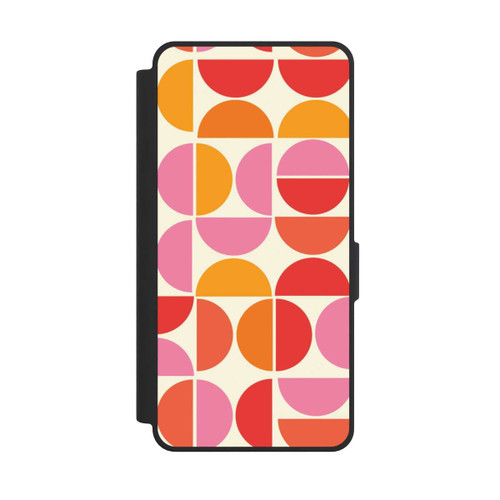 Samsung Galaxy S26 Ultra NIVOflip Retro Trend Muster Orange