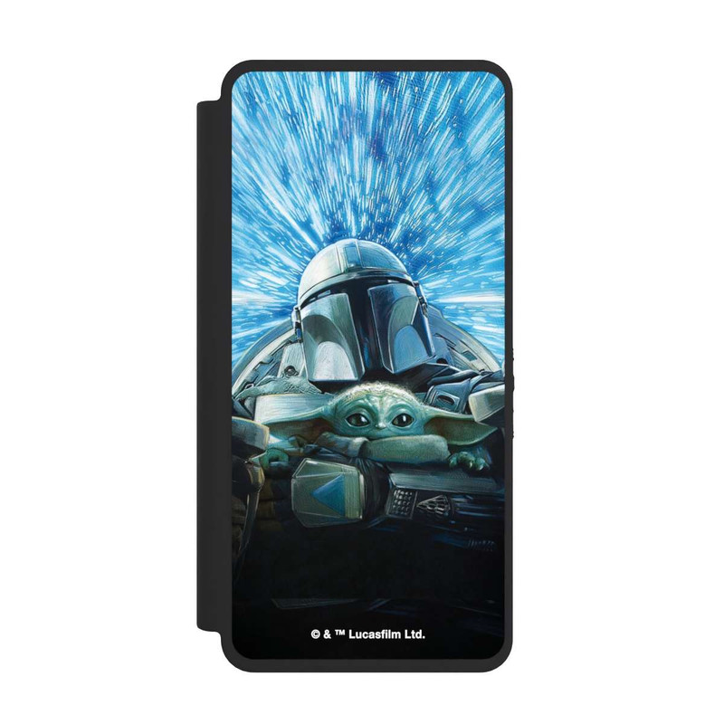 Galaxy S26 Ultra NIVOflip Grogu et Mando Flying Blue