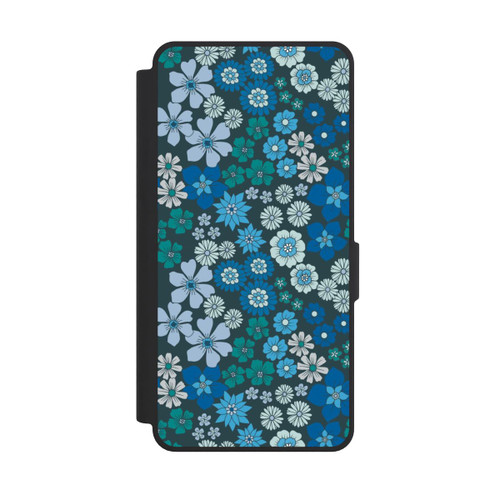 Samsung Galaxy S26 Ultra NIVOflip Blue Flowers DeinDesign