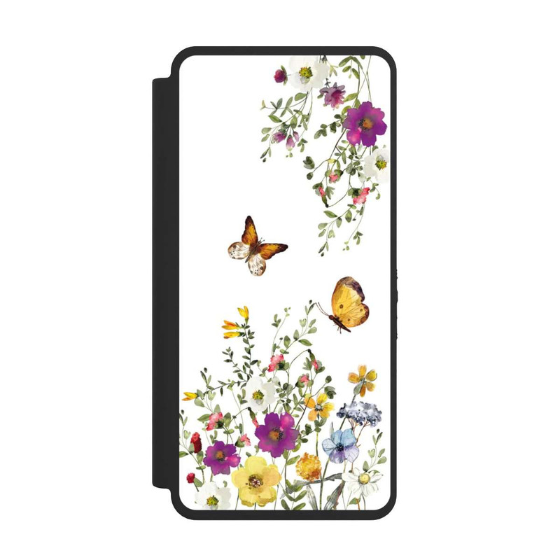 Galaxy S26 Ultra NIVOflip Papillons et fleurs colorées