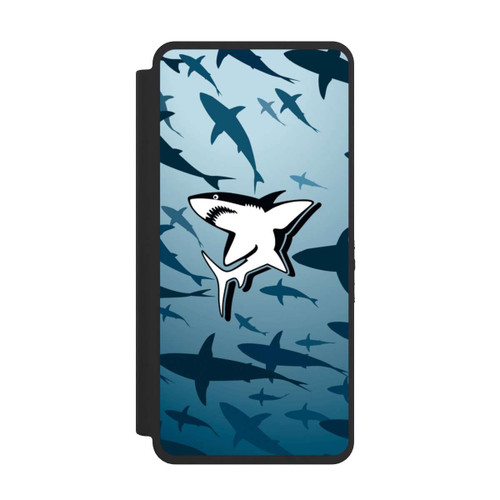 Samsung Galaxy S26 Ultra NIVOflip Haie Muster Blau