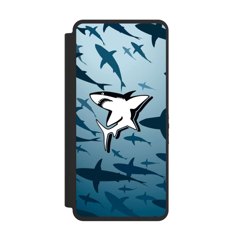 Galaxy S26 Ultra NIVOflip Haie Muster Blau