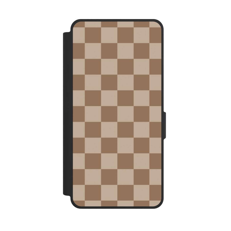 Galaxy S26 Ultra NIVOflip Carreaux marron
