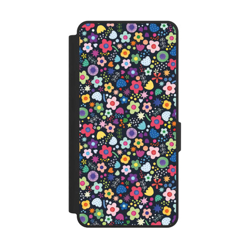 Samsung Galaxy S26 Ultra NIVOflip Psychedelic Flowers Multi Black