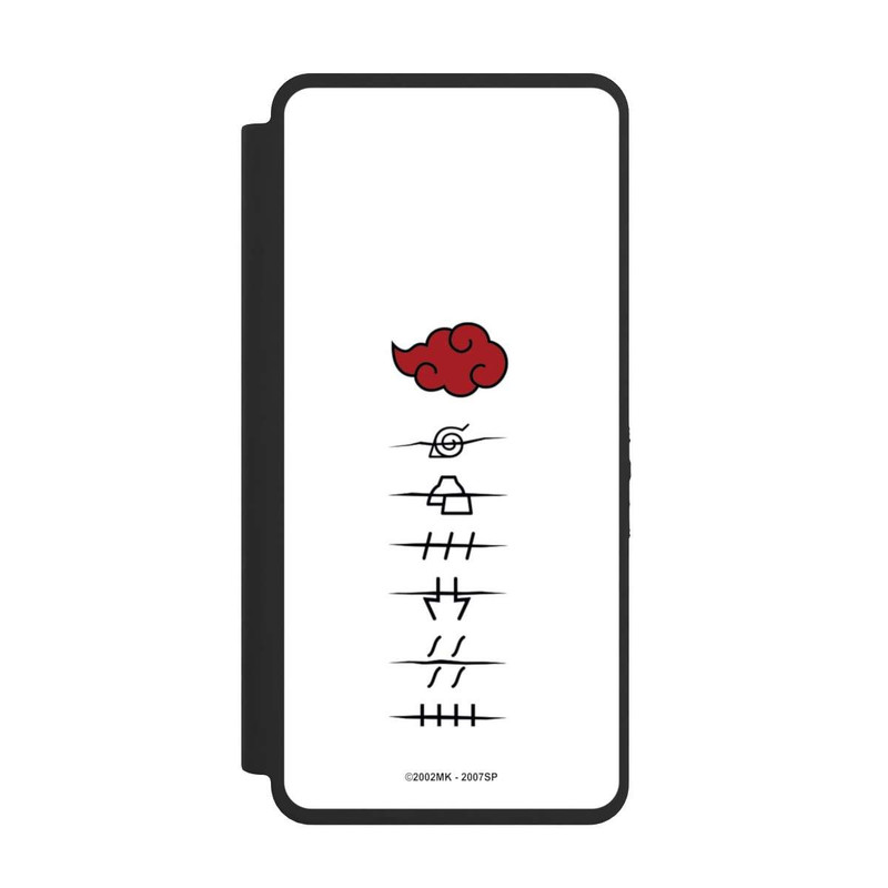 Galaxy S26 Ultra NIVOflip Akatsuki Mitgliedersymbole Weiß