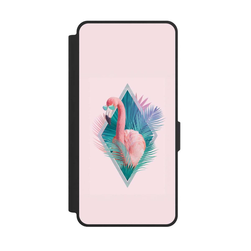 Galaxy S26 Ultra NIVOflip Tropical Leaves Flamingo