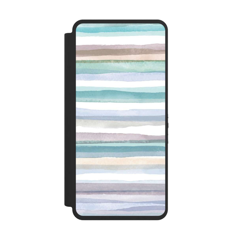 Galaxy S26 Ultra NIVOflip Pastellfarbene Streifen Blau