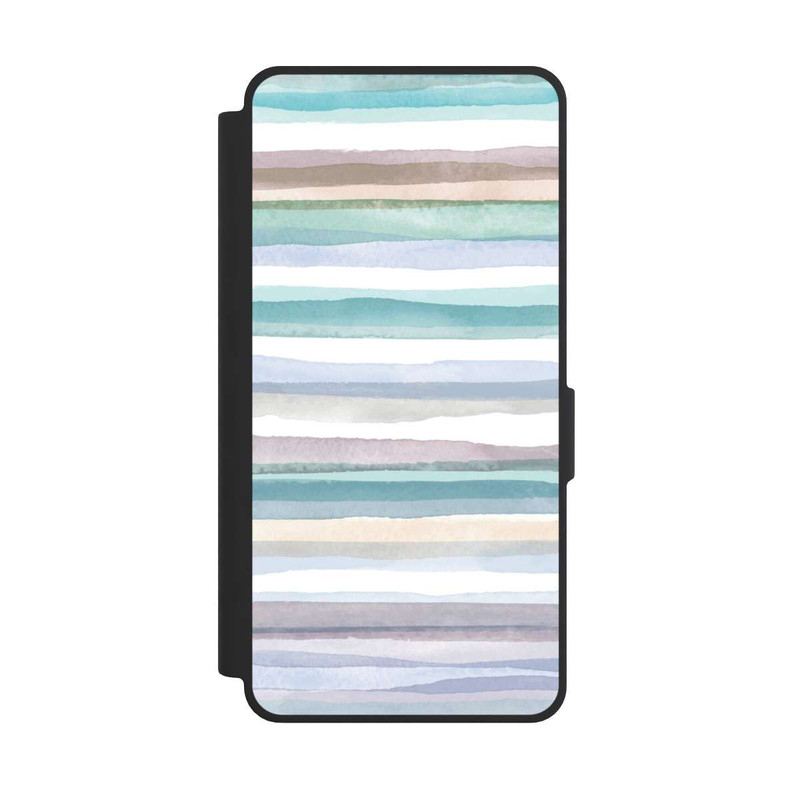 Galaxy S26 Ultra NIVOflip Pastellfarbene Streifen Blau