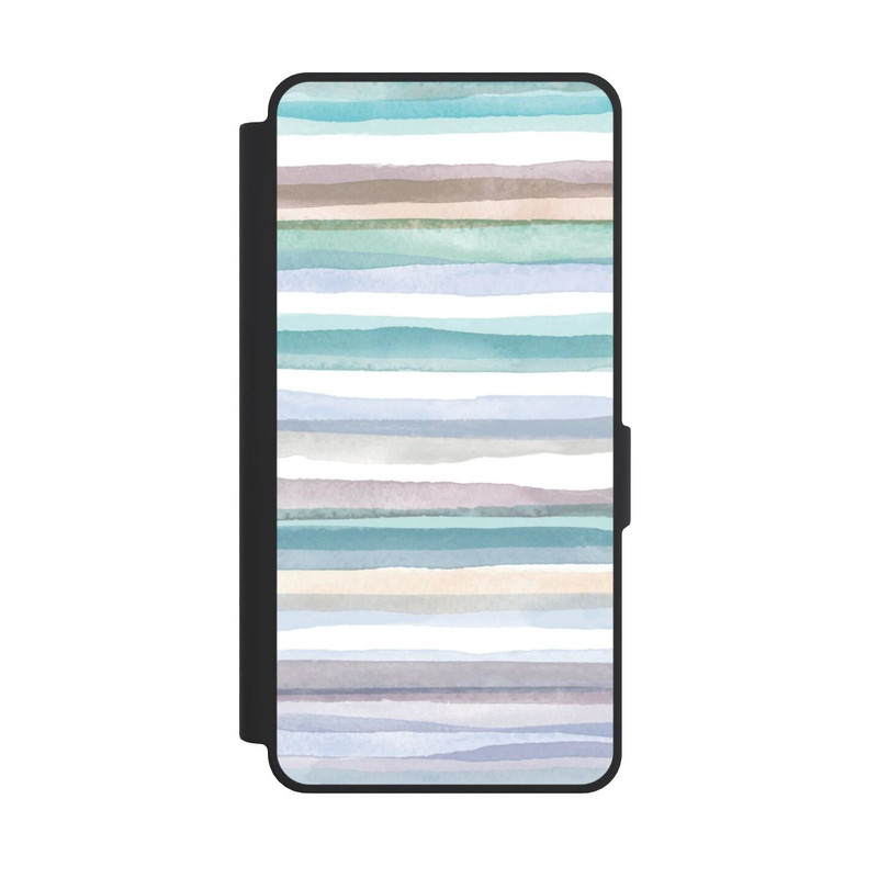Galaxy S26 Ultra NIVOflip Pastellfarbene Streifen Blau