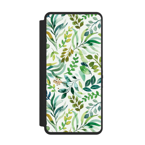 Samsung Galaxy S26 Ultra NIVOflip Aquarell Palmenblätter Botanisch Grün