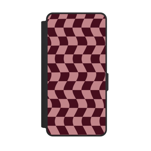 Samsung Galaxy S26 Ultra NIVOflip Schachbrett Rot-Rosa