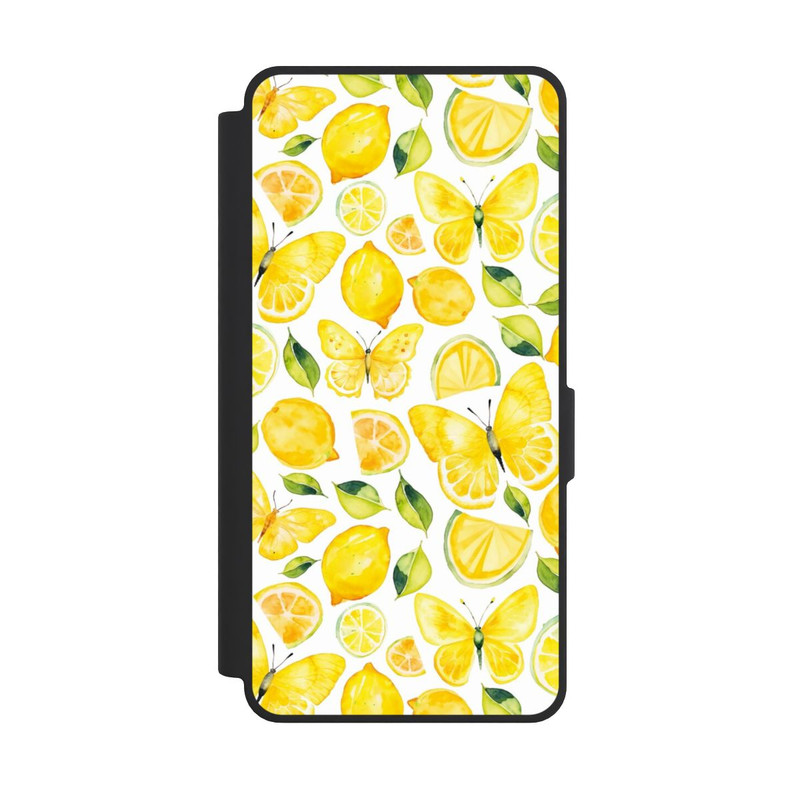 Galaxy S26 Ultra NIVOflip Lemon and butterfly pattern
