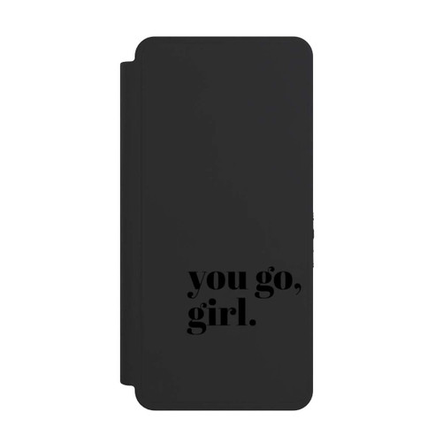 Samsung Galaxy S26 Ultra NIVOflip You Go Girl Schwarz Transparent