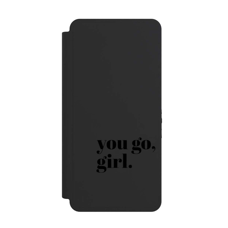 Galaxy S26 Ultra NIVOflip You Go Girl Schwarz Transparent