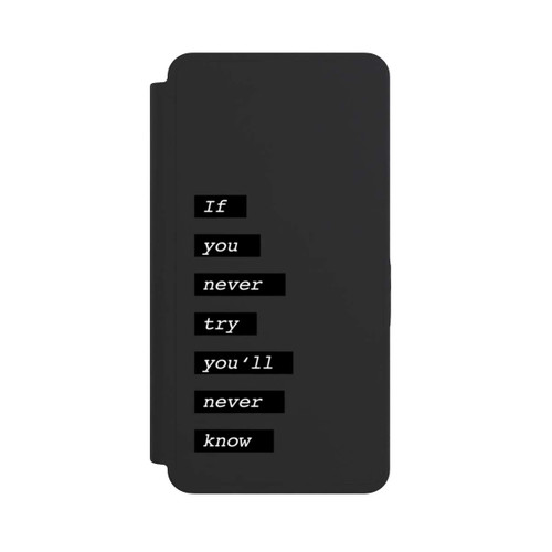 Samsung Galaxy S26 Ultra NIVOflip If You Try Black Transparent