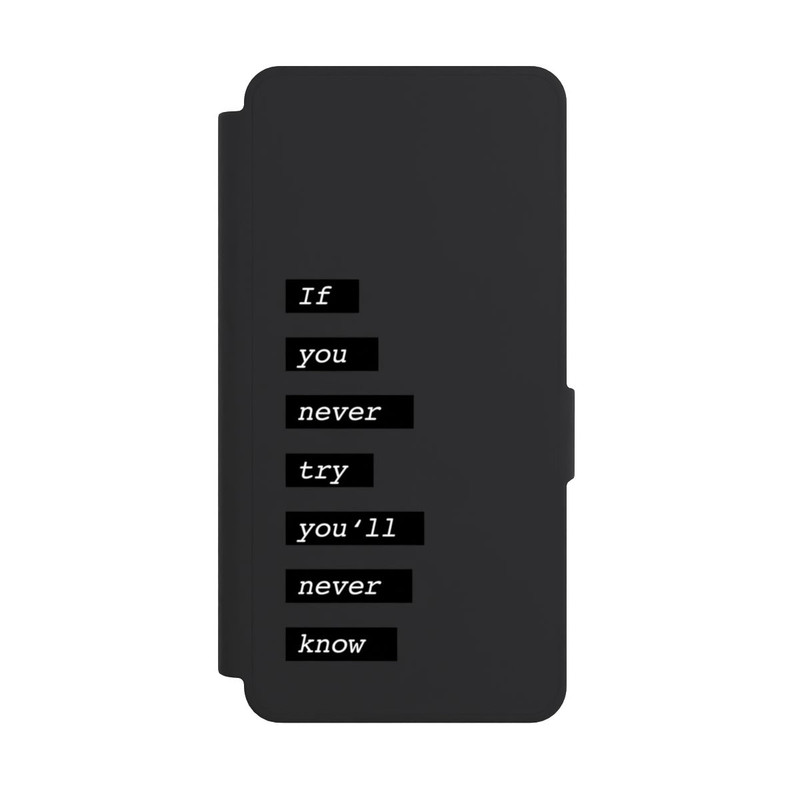 Galaxy S26 Ultra NIVOflip If You Try Black Transparent