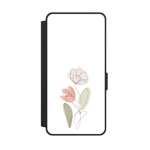 Samsung Galaxy S26 Ultra NIVOflip Blume Line Art Beige