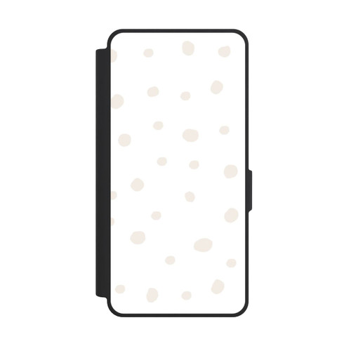 Samsung Galaxy S26 Ultra NIVOflip Punktmuster Weiß Braun