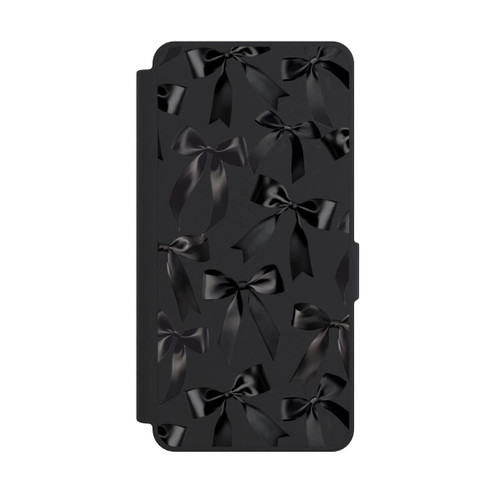 Samsung Galaxy S26 Ultra NIVOflip Schwarze Satinschleifen