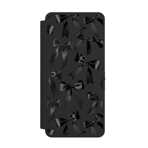 Samsung Galaxy S26 Ultra NIVOflip Schwarze Satinschleifen