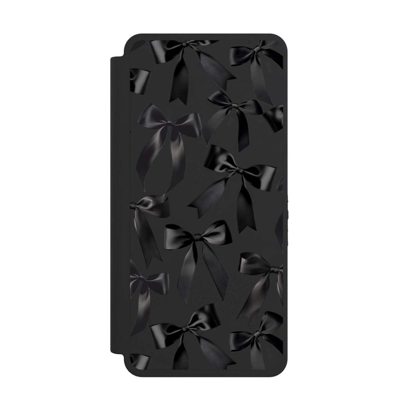 Galaxy S26 Ultra NIVOflip Noeud en Satin Noir