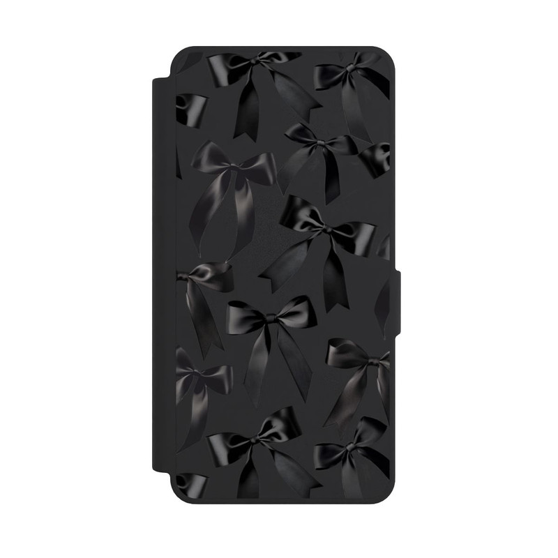 Galaxy S26 Ultra NIVOflip Schwarze Satinschleifen