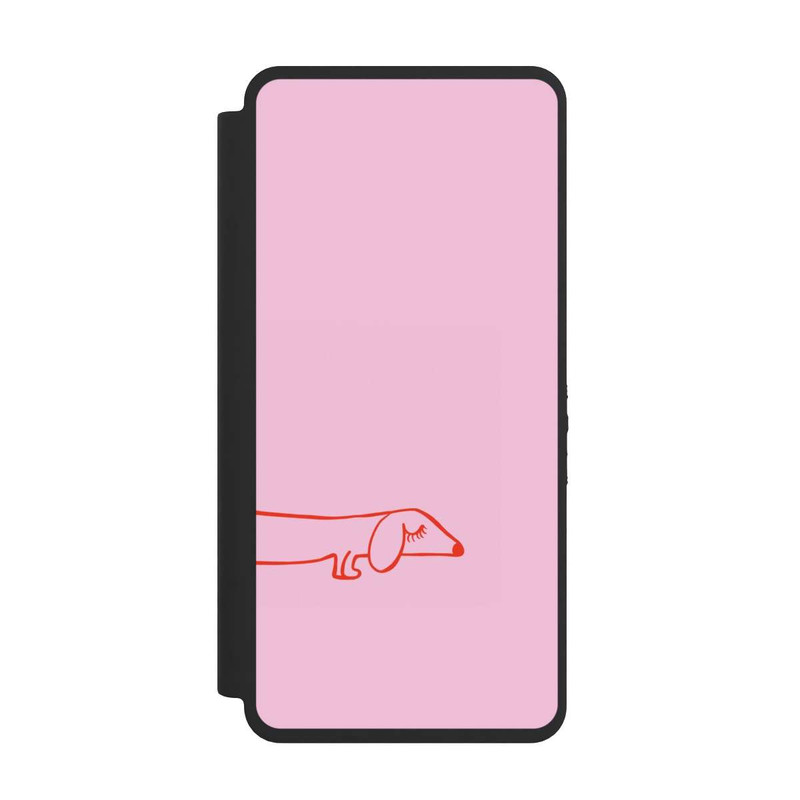 Galaxy S26 Ultra NIVOflip Dachshund Illustration Pink