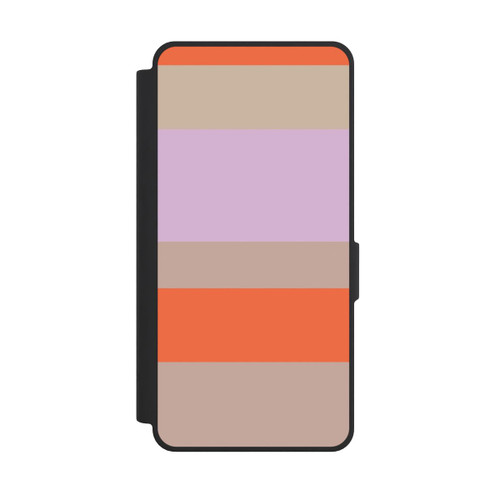 Samsung Galaxy S26 Ultra NIVOflip Moca Lila Orange Stripes